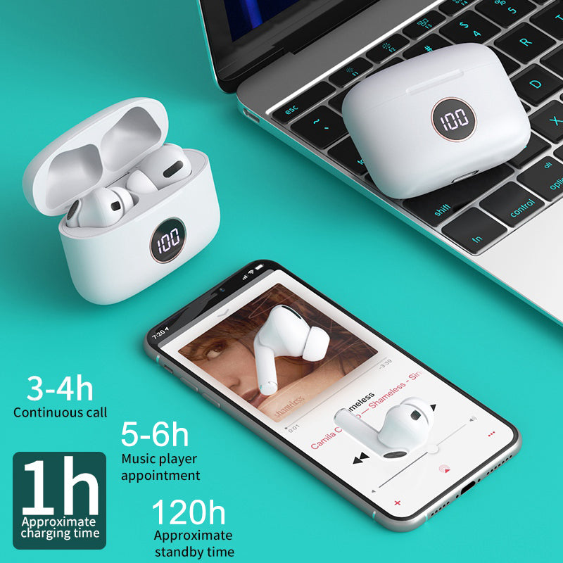 M10 TWS Wireless Bluetooth Earphone ANC Noise Reduction Digital Display Mini In-ear Stereo Music Headset M10 TWS Wireless Bluetooth Earphone ANC Noise Reduction Digital Display Mini In-ear Stereo Music Headset